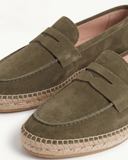 catalog-src:50c8bffd2486 Olive Suède Riviera Espadrille
