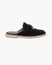 catalog-src:83377a3f4669 Black Suède Mediterranean Mule