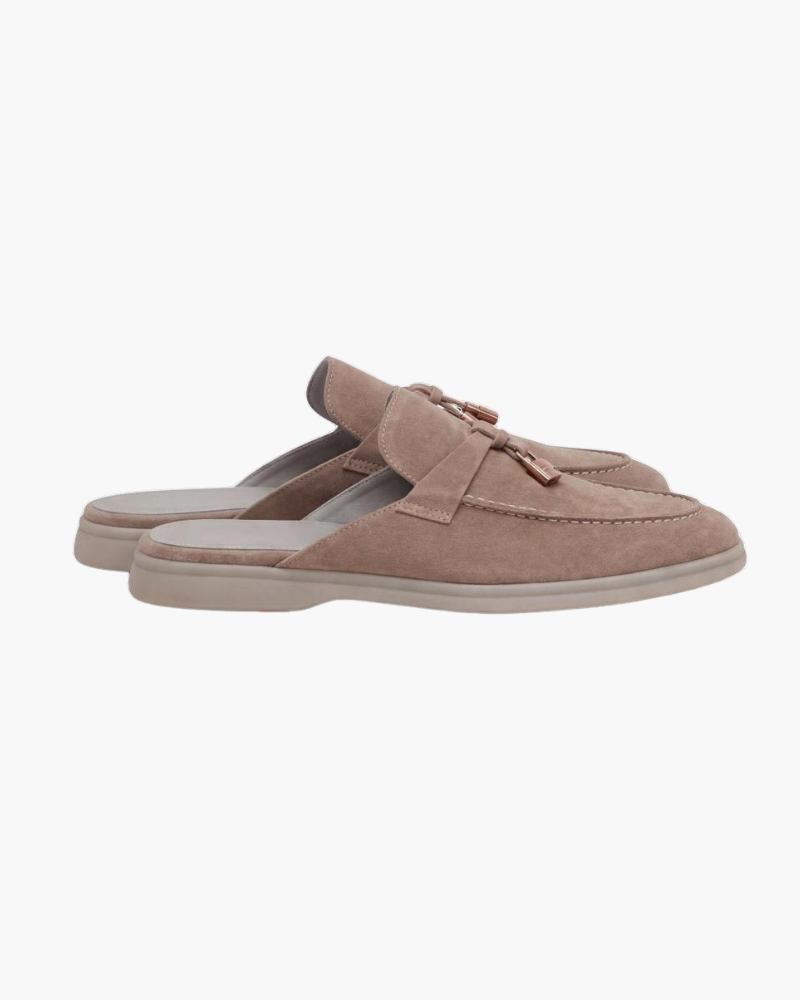 catalog-src:386f4f225b35 Beige Suède Mediterranean Mule