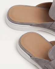 catalog-src:8e4d00fbbf28 Light Grey Suède Mediterranean Mule