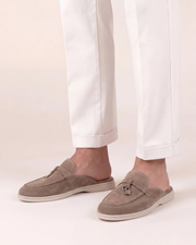 catalog-src:985f7f127272 Beige Suède Mediterranean Mule