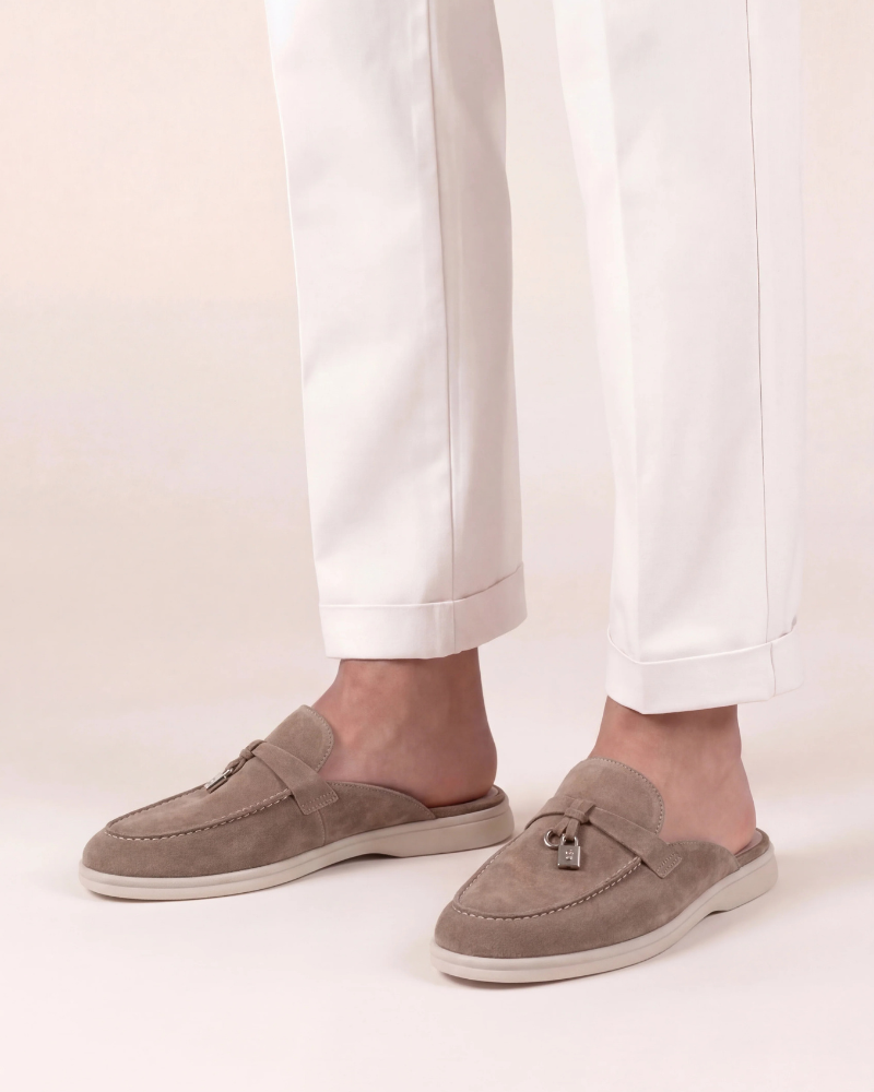 catalog-src:985f7f127272 Beige Suède Mediterranean Mule