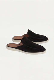 catalog-src:ac7957ac0886 Black Suède Yacht Mule