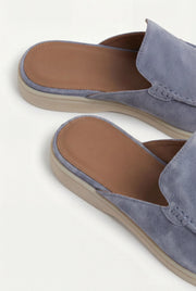 catalog-src:4131da6cb305 Baby Blue Suède Yacht Mule