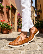 catalog-src:527c114cf8e6 Sorrento Woven Loafer - Leather