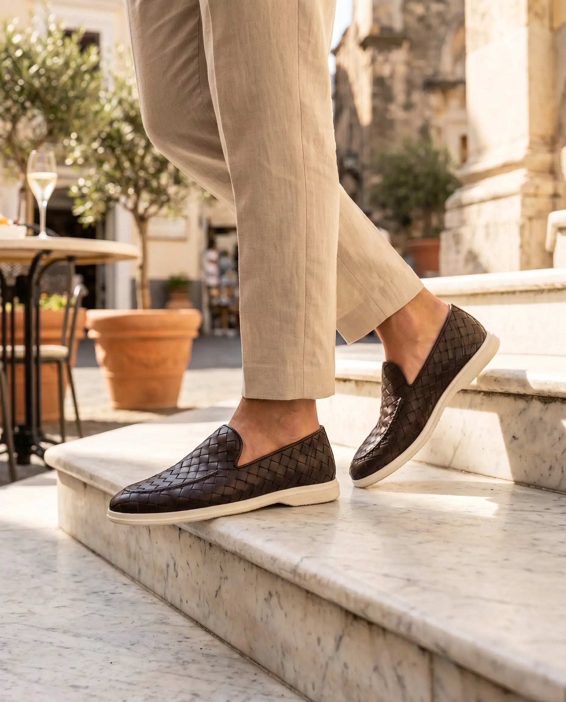 catalog-src:d937e5b04c05 Sorrento Woven Loafer - Brown