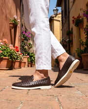 catalog-src:204d374cf1a3 Sorrento Woven Loafer - Brown