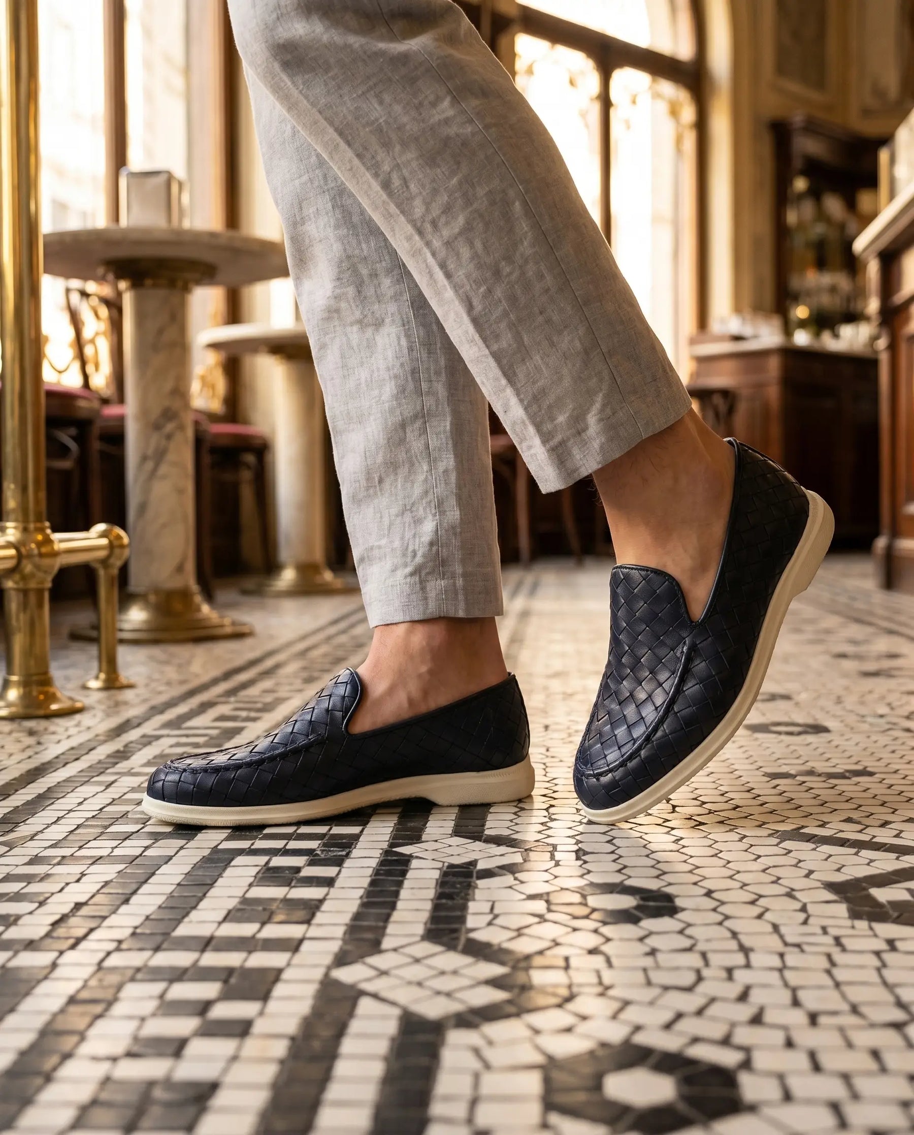 catalog-src:b90d1518235d Sorrento Woven Loafer - Blue