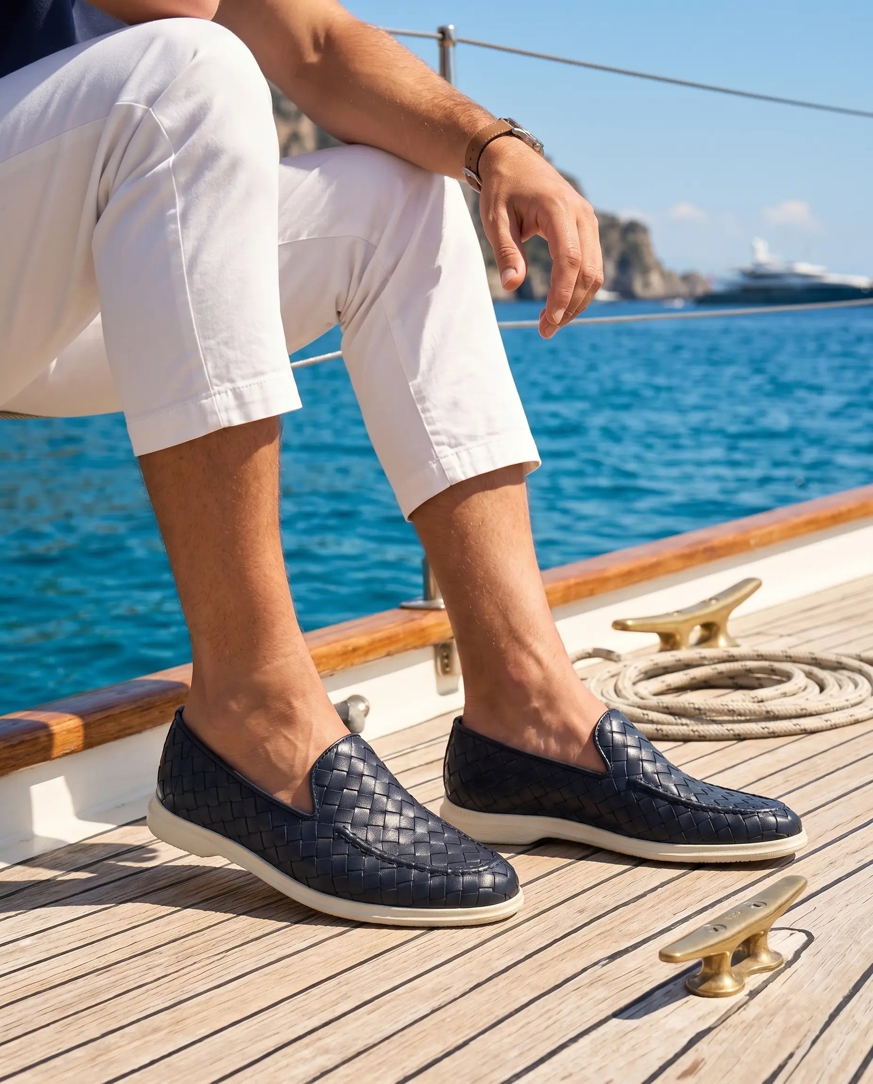 catalog-src:7379845c952b Sorrento Woven Loafer - Blue